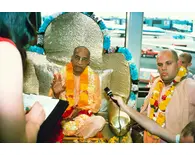 Prabhupada Press Conference at Philadelphia Airport before Rathayatra Festival