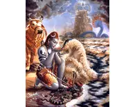 Lord Shiva Saves the Universe by Drinking Poison Lord Shiva Saves the Universe by Drinking Poison