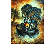 Krishna in the Coils of the Kaliya Serpent Krishna in the Coils of the Kaliya Serpent