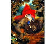 Lord Balarama Slays the Demon Pralamba Lord Balarama Slays the Demon Pralamba