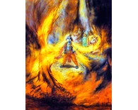 Krishna Swallows a Forest Fire Krishna Swallows a Forest Fire