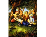 Krishna and the Cowherd Boys Honor Balarama Krishna and the Cowherd Boys Honor Balarama
