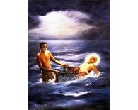 Lord Caitanya Rescued From the Sea Lord Caitanya Rescued From the Sea