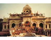 Srila Prabhupada and Disciples at Krishna Balaram Temple Vrindavan Srila Prabhupada and Disciples at Krishna Balaram Temple Vrindavan