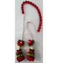 Deluxe Bead Bag - Decorated Both Sides with Pearls, Gems and Flowers