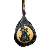 Krishna Playing Flute - Digitally Printed Bead-Bag [3 sides and strap] Standard Size