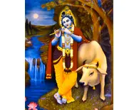Krishna with Cow Krishna with Cow