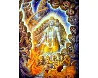 Krishna Displays His Universal Form to Arjuna Krishna Displays His Universal Form to Arjuna
