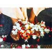 Srila Prabhupada's Lotus Feet in Bombay