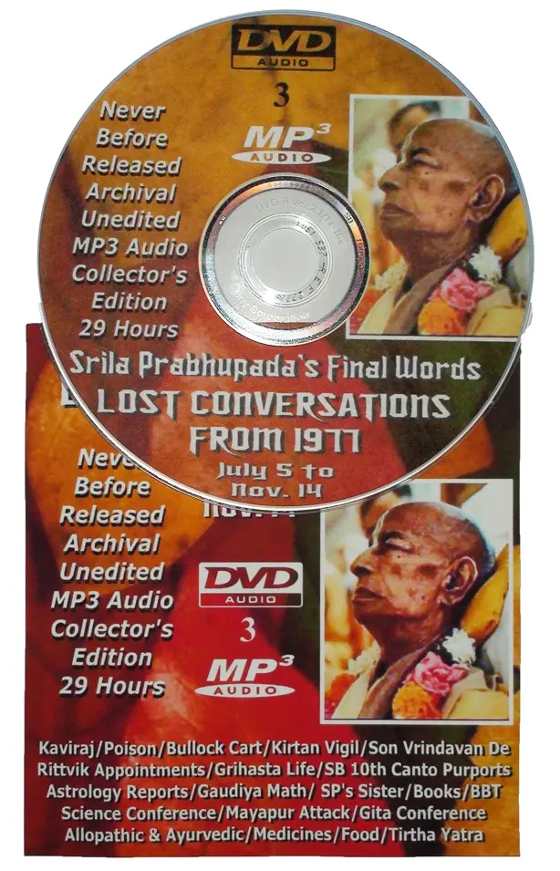 Srila Prabhupada\'s Final Words -- LOST CONVERSATIONS FROM 1977