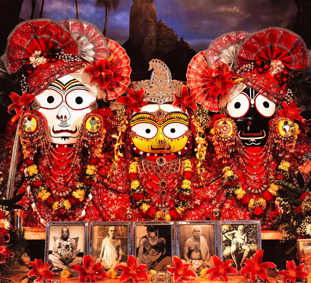 Sri Sri Jagannatha, Baladava and Lady Subhadra -- New Nilacala -- Philadelphia, PA