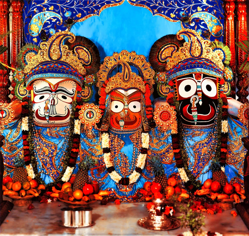 Sri Sri Jagannatha, Baladeva and Lady Subhadra - Baroda, India
