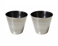 Pair of Stainless Steel Cups