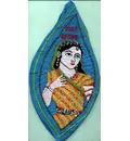 Sri Radhe Picture Japa Bead Bag (EXTRA LARGE)