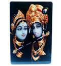 Acrylic Stand -- Radha Krishna with Flute  (large size)