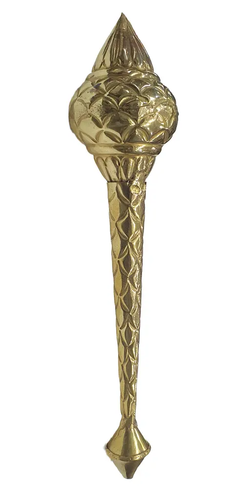 Big Brass Club / Mace (10 inches) for Lord Balarama and other Deities