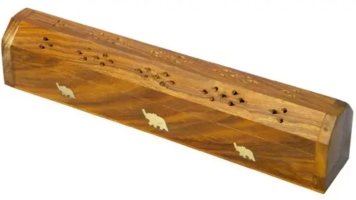 Incense Holder - Wooden Box Hut