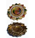Radha-Krishna Brooch
