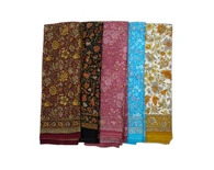 Sari, Synthetic Crepe, Very Soft 'Butter Sari'