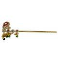 Deluxe Flute for Laddu Gopal - Carry and Flower Design