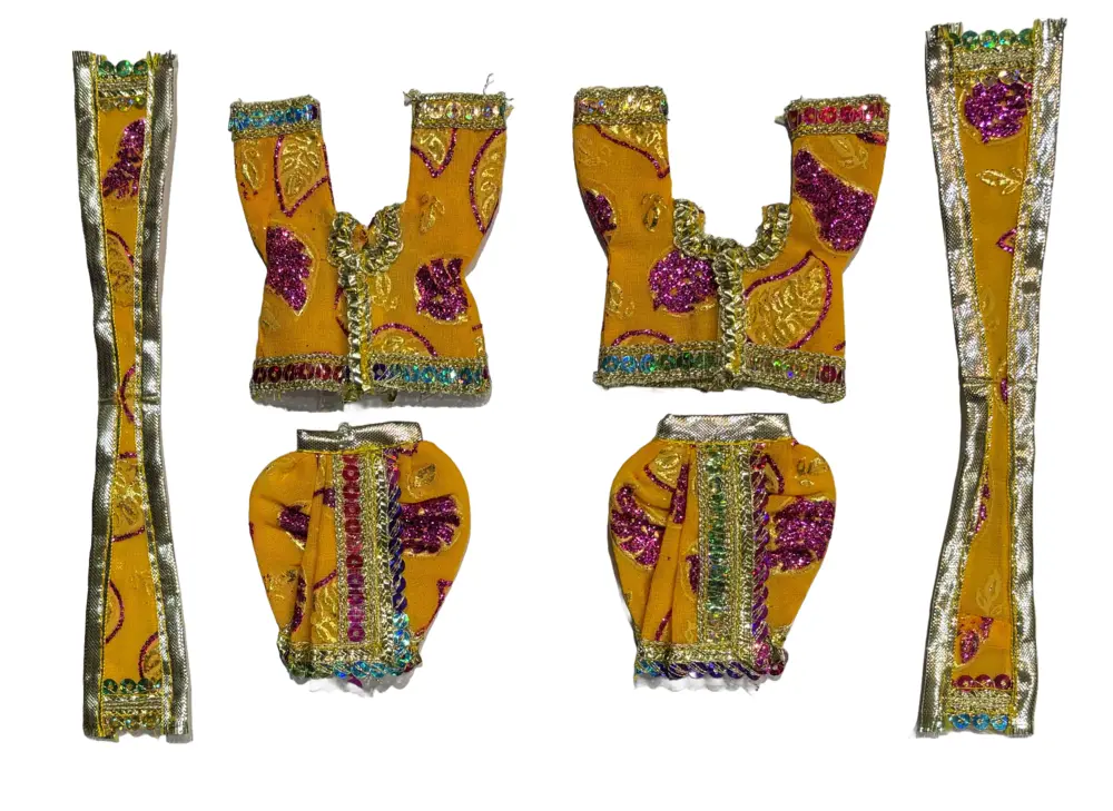 Gaura Nitai Deity Clothes -- For Small 5 Inch Deities