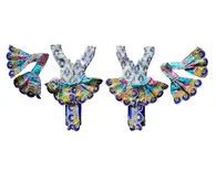 Gaura Nitai Deity Clothes -- Floral Brocade Dress