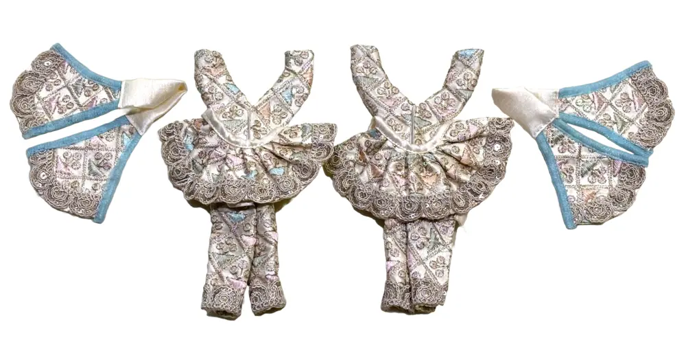 Gaura Nitai Deity Clothes – Designer Sequin & Thread Work All Over