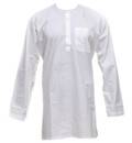 Kurta -- Special Quality Cotton, white Large Sizes Available