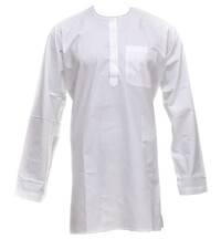 Kurta -- Special Quality Cotton, white Large Sizes Available