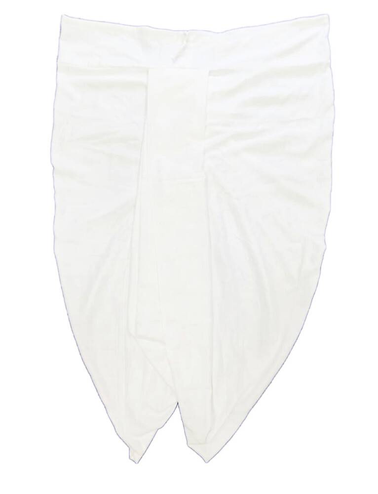 Dhoti Saffron Ready-Made Trouser -- Cotton