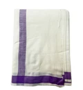Dhoti / Chadar -- Masalin Pure Fine Cotton - With Border