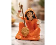 Meera with Sitar, also known as Mira Bai Polyresin Figure (5" high) Meera with Sitar, also known as Mira Bai Polyresin Figure (5" high)