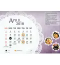 Vaisnava Wall Calendar 2018 -- Vrindavana (17\" x 12\")