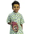 Boys Printed Kurta - Pure Mulmul Cotton