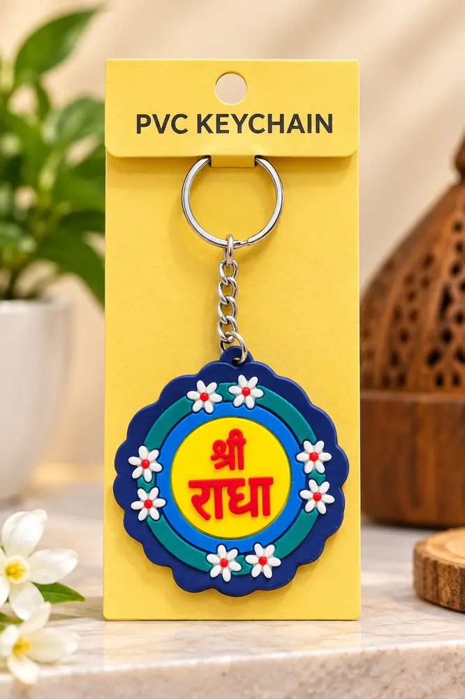 Sri Radha - Radhe Radhe Spiritual Key Chain