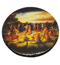 Krishna Decoration Magnets -- Radha, Krishna, Gaura Nitai, Prabhupada etc. (5-pack)