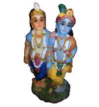 Krishna and Balarama Polyresin Figure (6.5" high)