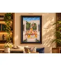Krishna Dahi Handi Leela – Digital Print Backdrop