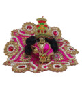 Laddu Gopal Dress Colorful Pearls and Gems