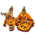 Marble Radha Krishna Deities (11\")