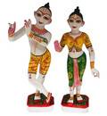 Marble Radha Krishna Deities (11\")