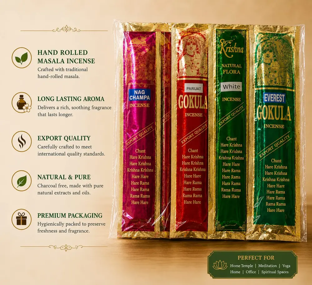 Masala Incense Samples Pack - 21 Fragrances