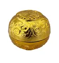 Multipurpose Golden Ornate Box