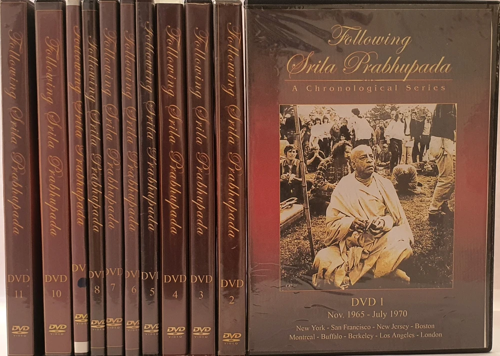 Following Srila Prabhupada -- 11 DVD set