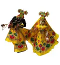 Marble Radha Krishna Deities (11\") - Black Krsihna
