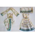 Radha Krishna Dress with Hand Embroidery