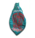 Japa Bead Bag - Lotus Feet of Radharani (Double Feet)