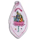 Radha and Krishna Rising from Lotus Japa Bead Bag