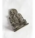 Radha Krishna White Metal Stand