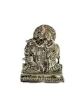 Radha Krishna White Metal Stand